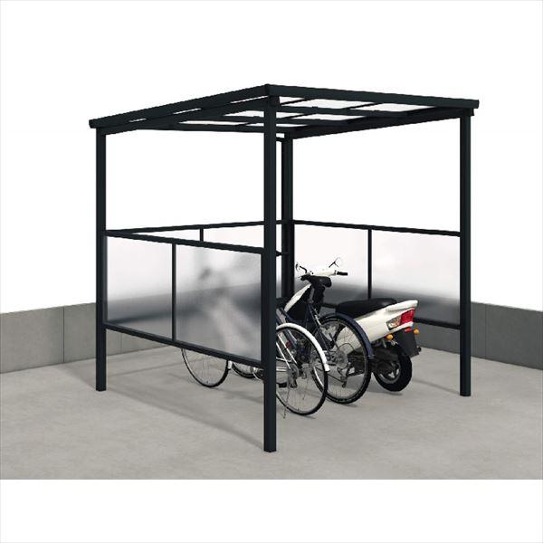 三協アルミ スマイリン２ 端部柱タイプ 1421 ポリカーボネート板 H20 耐積雪量20cm 三面...