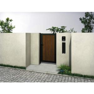 YKKAP ルシアス門扉W07型 片開き 門柱仕様 06-14 内開き仕様