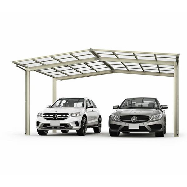 【キャンペーン対象/商品のみ】カーポート 2台用 YKKAP YKK エフルージュ FIRST Z ...