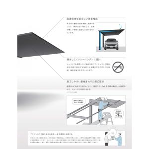 車庫 ガレージ カーポート 1台 全国配送 Y...の詳細画像5
