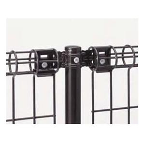 リクシル ハイグリッドフェンスN1型 主柱取付部品 T-8