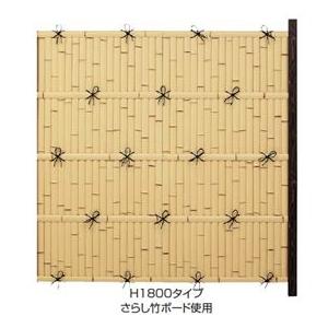タカショー　ユニバンブー　1型セット　60角柱（片面）　追加型（片柱）　『竹垣フェンス　柵』