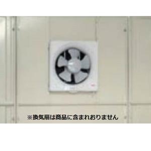 タクボガレージ　ガレージ用オプション　換気扇用パネル　SM・CM型セット納入　＊ガレージ本体と同時購入　J-KF-20A