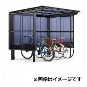 リクシル サイクルポート フーゴF パーク 22-21型 パネル高さ H：1600 熱線吸収ポリカ板...
