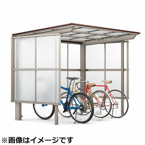 リクシル サイクルポート フーゴF パーク 22-18型 パネル高さ H：1800 熱線吸収ポリカ板...