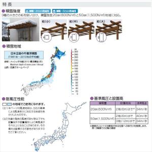 Ykk Ap サザンテラス パーゴラタイプ 関東間 600n ｍ2 5間 6尺 3連結 テラス屋根 ポリカ屋根 エクステリアのキロ店