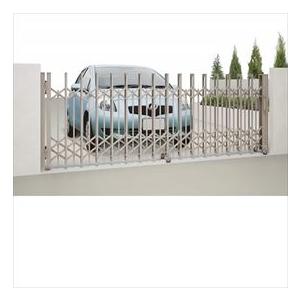 【法人様限定商品 個人宅・現場配送不可】四国化成　バリューアコーA2型　ペットガードタイプ　片開き　420S　『カーゲート　伸縮門扉』