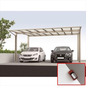 『個人宅配送不可』 アルミカーポート 2台用　四国化成　ライトポート　ワイドタイプ　延高　4851　ポリカーボネート板　LTPE-B4851SC