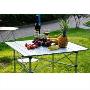 折り畳み式 ロールテーブル 70x70 ad130の商品画像