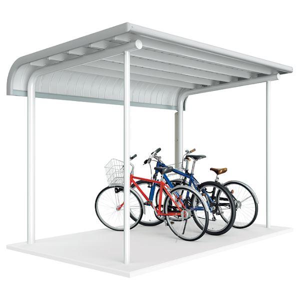 配送は東海・関東地方限定 イナバ物置 自転車置場 BP-Sタイプ 両支持柱 R屋根 プレート式 BP...