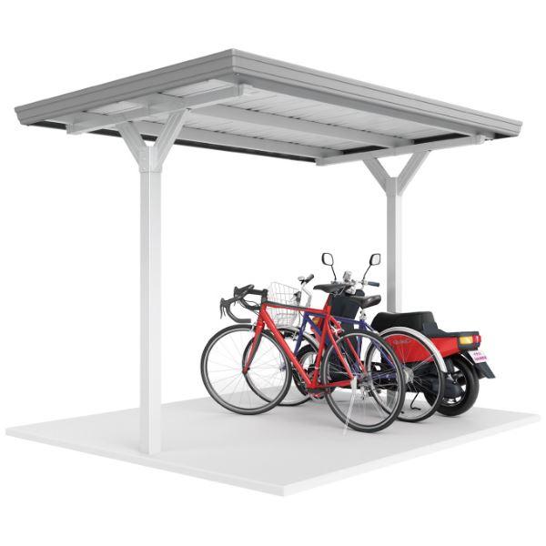 配送は東海・関東地方限定 イナバ物置 自転車置場 BYXタイプ 中央柱 直線屋根 BYX-25 6台...