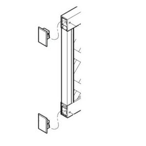 リクシル 新日軽 木樹脂フェンスJ1型 エンドキャップ（4個入）