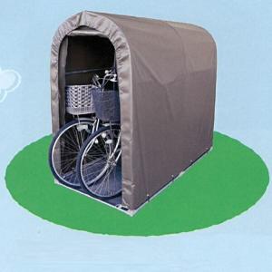 自転車置き場 南栄工業 サイクルハウス 2台用 Sb型 本体セット Diy向け Diy向け テント生地 自転車置き場 家庭用 テント生地 サイクルポート 屋根 エクステリアのキロ店