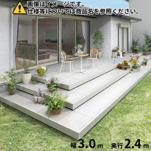 ウッドデッキタイル　高級品　イペ材　フラット　30cm角　１０枚（箱）⑤ IRIS OHYAMA（アイリスオーヤマ） ウッドタイルデッキ 30×30 18枚
