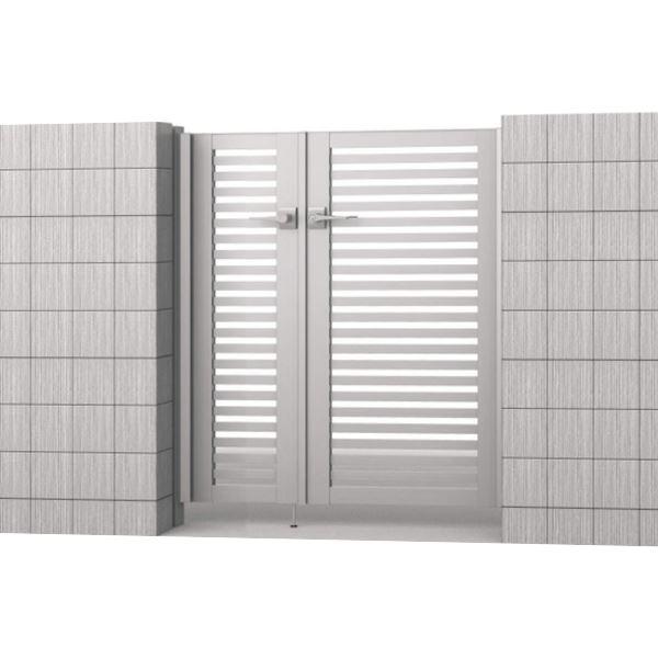 三協アルミ レジリア Y2型 (08・04)14 両開き親子セット 門柱タイプ