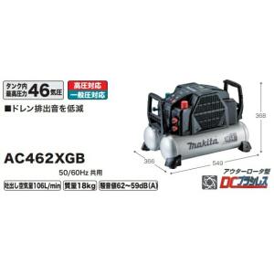 マキタ エアコンプレッサ AC462XGB