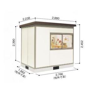 ヨドハウス　YHN-30 ダークブラウン