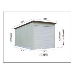 初回限定お試し価格 ダイケン ガレージ Ch Kｂ3062型 基準 多雪型 シャッター車庫 ガレージ オータムグレー 値引きする