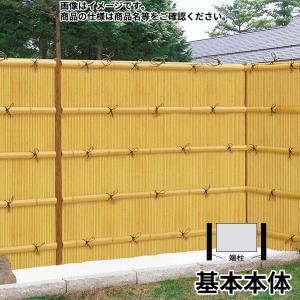 リクシル 竹垣フェンス 京香 細美垣 ユニット型 間仕切りタイプ 片面 
