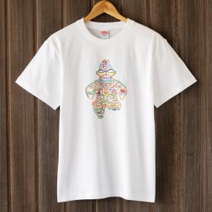 「旅する縄文」Tシャツ 青森土偶01 ホワイト