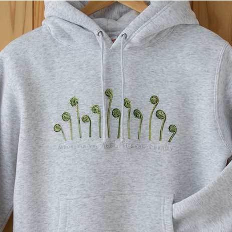 こごめパーカー アッシュ 裏起毛