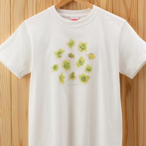 ふきのとうTシャツ　ホワイト｜kiru-sansai