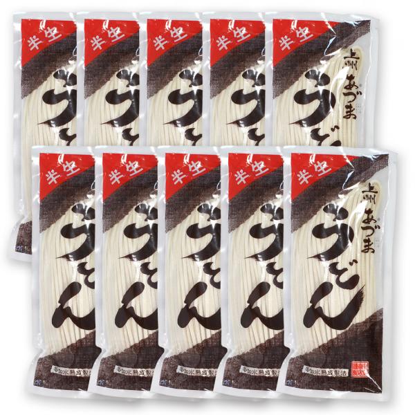上州あづまうどん 半生うどん 300ｇ×10袋入 送料無料 うどん 半生麺 うどん 群馬 贈答品 ギ...