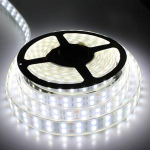 LEDテープライト 完全防水 DC24V SMD5050 防水加工 カバー付き 600連 二列式 LEDテープ 白色 ホワイト 5M トラック 船舶 照明 蛍光灯led間接照明 屋外照明 イ…｜kisachi