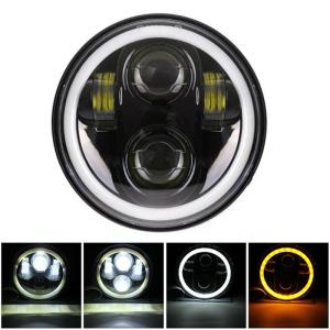 WMW MS-0057B プロジェクターLED 5-3/4インチ・ヘッドライト ブラック