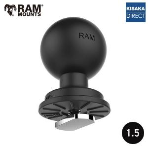 即納 RAP-354U-TRA1 カヤック 艤装パーツ レール用 ボールベース Tボルト付き RAMマウント 1.5インチボール｜kisaka-direct