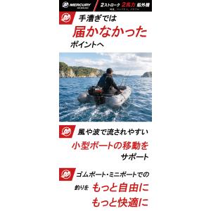 (展示品・未使用品) 2馬力船外機 マーキュリ...の詳細画像2