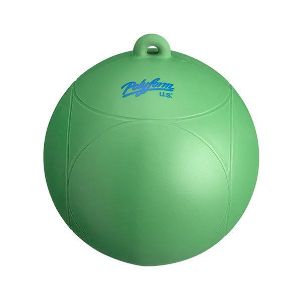 Polyform スラロームブイ グリーン WS-1 20〜25cm ポリフォーム PVCブイ 水上...