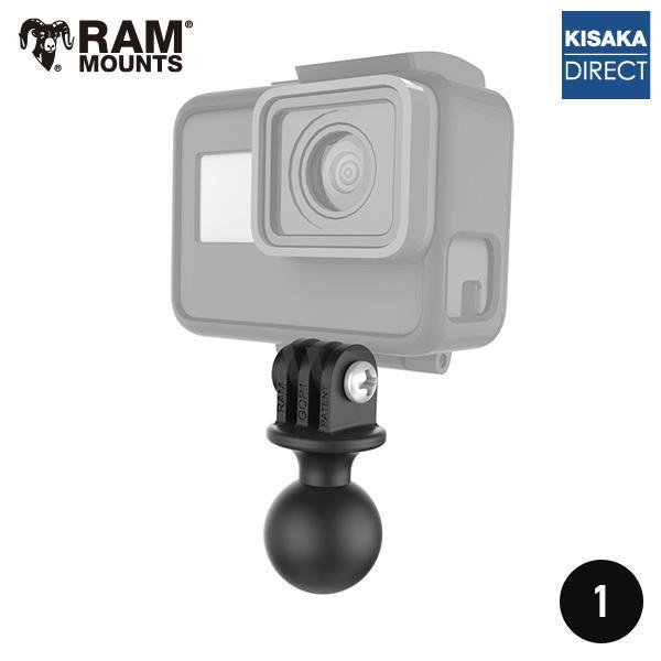 即納 RAP-B-202U-GOP1 GoProマウント RAMマウント バイク 1インチボール カ...