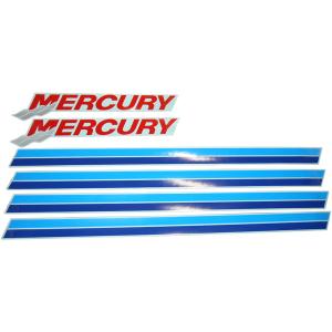 MERCURY ボートトレーラー用 サイドフレームストライプデカールセット 67-811703J96｜kisaka-direct