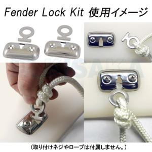 フェンダーロック 角型 2個セット ネコポス対応の詳細画像1