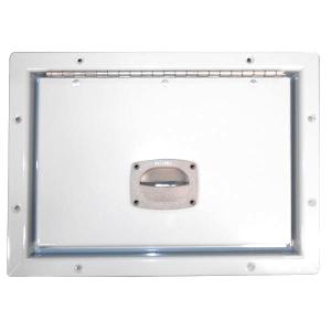 アクセスハッチ カバー 蓋 ふた つり 釣り ボート 255×354mm 船 白 ホワイト ボート用品