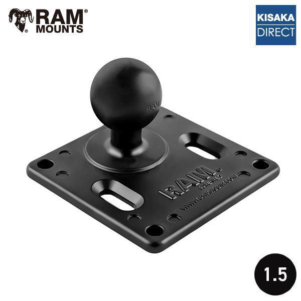 // 即納 // ラムマウント 直接仕入 RAM-2461U 1.5インチボール 75mm×75mm...