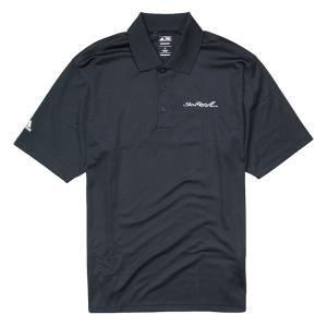 メンズ 半袖 ポロシャツ ブラック 黒 ゴルフウェア SeaRay シーレイ adidas アディダス Mサイズ SR2295-M｜kisaka-direct