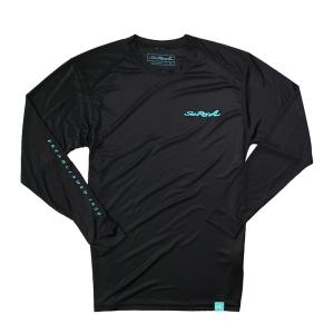 メンズ 長袖 Tシャツ ロンT トレーニングウェア 黒 ブラック SeaRay シーレイ Sサイズ SR9146-S｜kisaka-direct