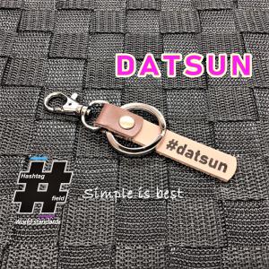 MEGURO K3 本革ハンドメイド ハッシュタグチャームキーホルダー