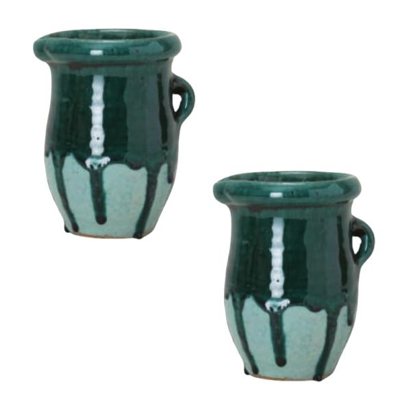 花・観葉植物用ポット チュニジアン ミニグレイズ AP G 2個入り 15015 （代引き不可） p...