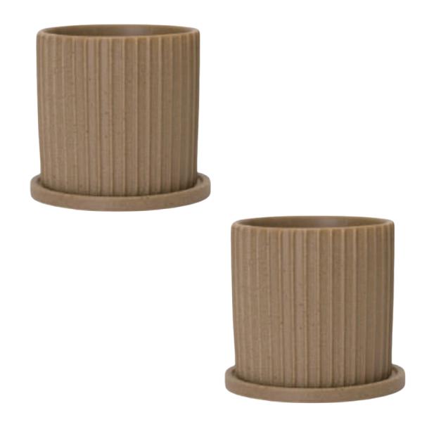 花・観葉植物用ポット イロ 16 C 2個入り 40201 （代引き不可） p57