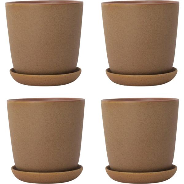 花・観葉植物用ポット アレナ ラウンド 16 C 4個入り 40206 （代引き不可） p51
