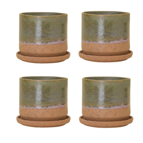 花・観葉植物用ポット メルヤ 11 G 4個入り 41037 （代引き不可） p61
