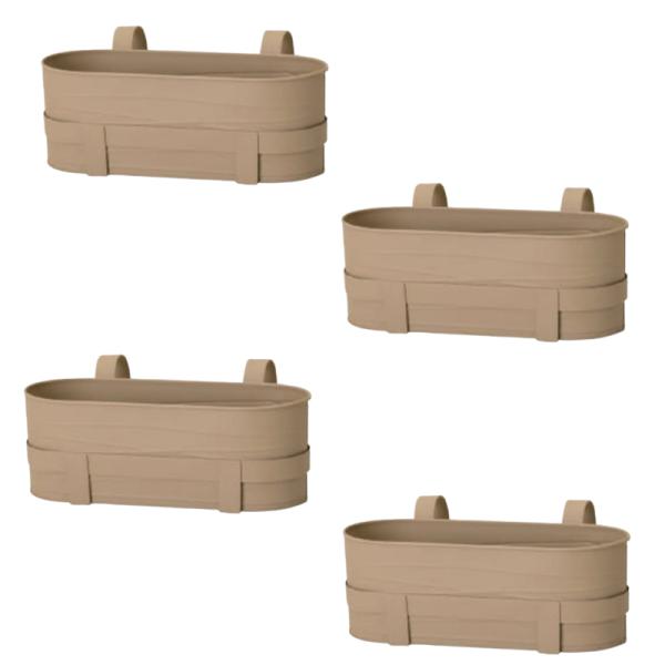 花・観葉植物用ポット リサ ウォールハンガー 31 B 4個入り 59201 （代引き不可） p19...