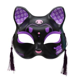 キャラクター お面 おめん 猫面 クロミ(6枚）
