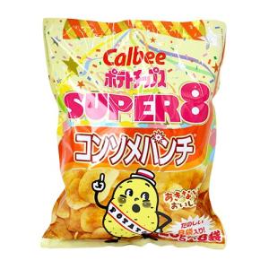 駄菓子 問屋 ポテトチップス SUPER8 コンソメパンチ-FH食