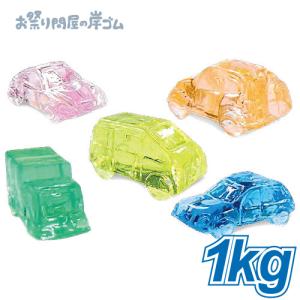 アクリルアイス 宝石すくい ロック 蛍光クリア レッド 1kg(1袋