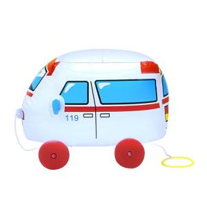 ビニール玩具 おさんぽコロコロ はたらくのりも...の詳細画像4