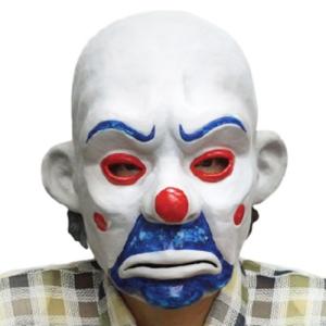 パーティグッズ かぶりもの なりきりマスク THE JOKER CLOWN(1個）-C3D4